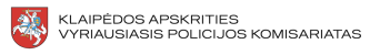 Klaipėdos apskrities vyriausiuoju policijos komisariatas